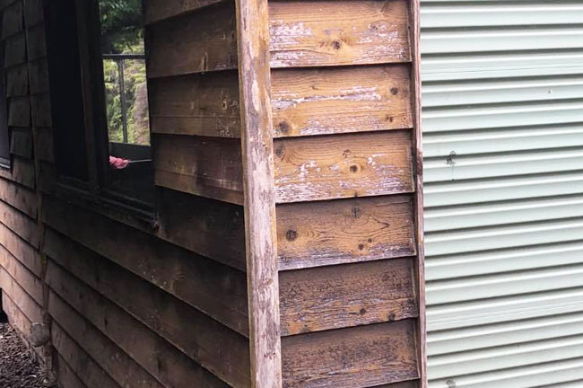 Weatherboard Restoration Before